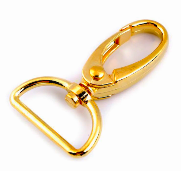 Karabiner Gold Metall - 25 mm